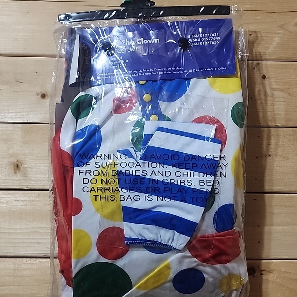 Cutesy The Clown Costume NEW Size LARGE Adults - Picture 6 of 6